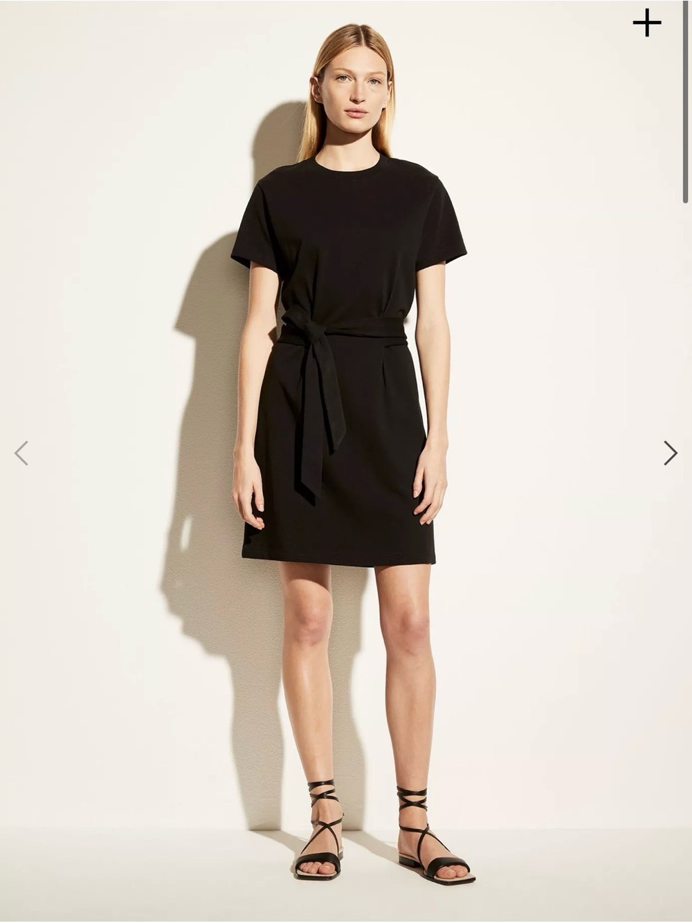 VINCE Short Sleeve Tie Waist Dress Size small Like New!